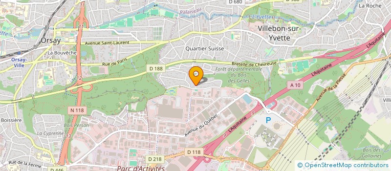 localisation de l'entreprise SGO CONSULT  VILLEBON-SUR-YVETTE