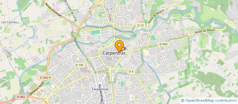 localisation de l'entreprise SGO INTERNATIONAL  CARPENTRAS