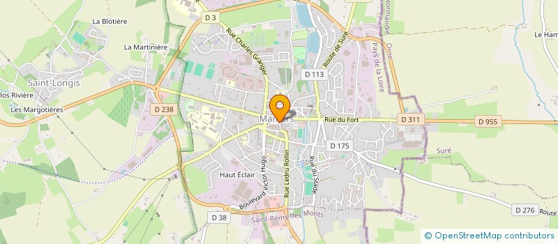 localisation de l'entreprise SGOBHA SCI  MAMERS