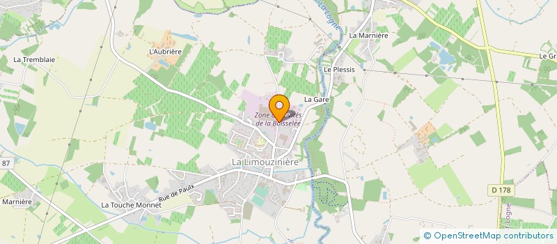 localisation de l'entreprise SGP à LIMOUZINIERE (LA)