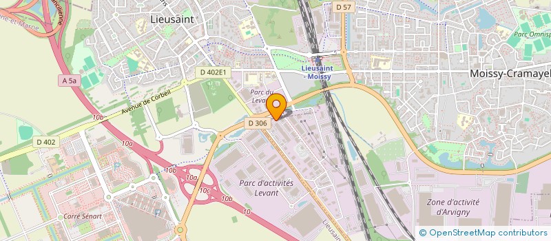 localisation de l'entreprise SGP à MOISSY-CRAMAYEL