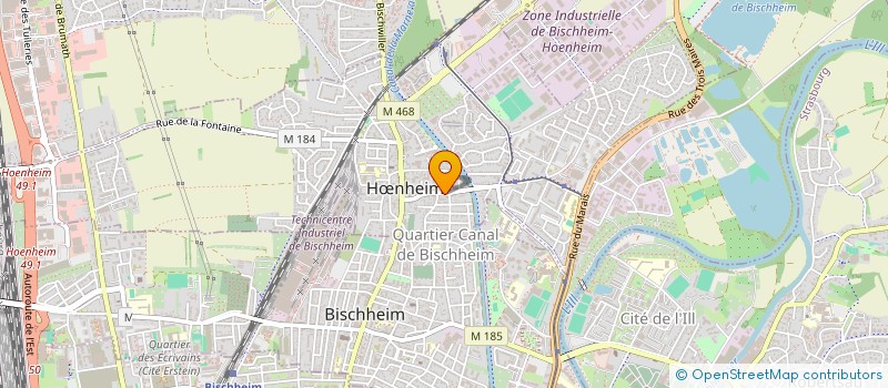 localisation de l'entreprise SGP  HNHEIM