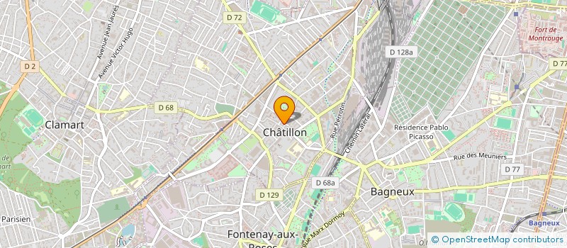 localisation de l'entreprise SGP à CHATILLON