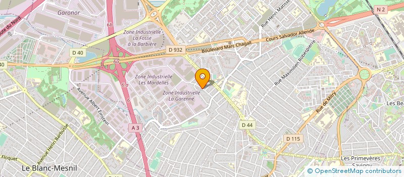localisation de l'entreprise SGP BATIMENT à AULNAY-SOUS-BOIS