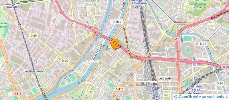 localisation de l'entreprise SGP IMMOBILIER  SAINT-DENIS