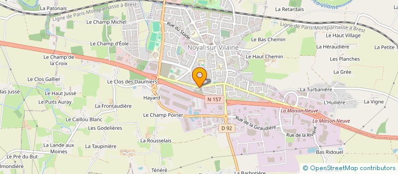 localisation de l'entreprise SGP-RD à NOYAL-SUR-VILAINE
