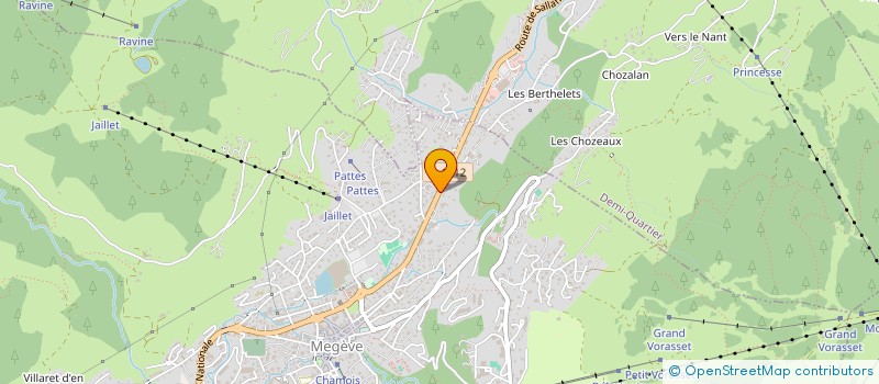 localisation de l'entreprise SGP SERVICE GENERAL PATISSERIE  MEGEVE