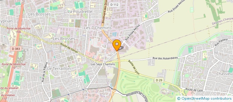 localisation de l'entreprise SGP SOLUTIONS SARL  DECINES-CHARPIEU