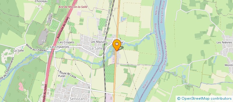 localisation de l'entreprise SGP71  FLEURVILLE