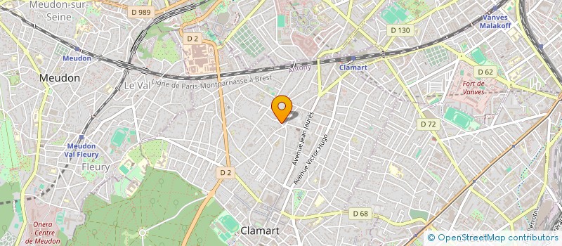 localisation de l'entreprise SGPE 92 à CLAMART