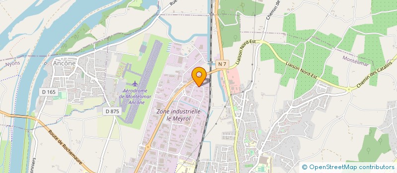 localisation de l'entreprise SGPF  MONTELIMAR