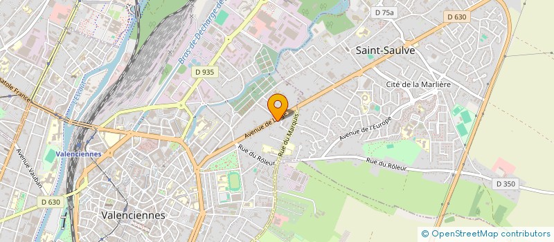 localisation de l'entreprise SGPH à VALENCIENNES
