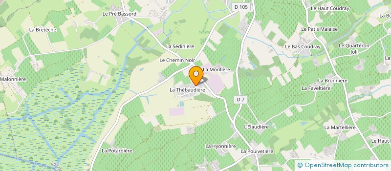 localisation de l'entreprise SGPIMMO  LE LOROUX-BOTTEREAU