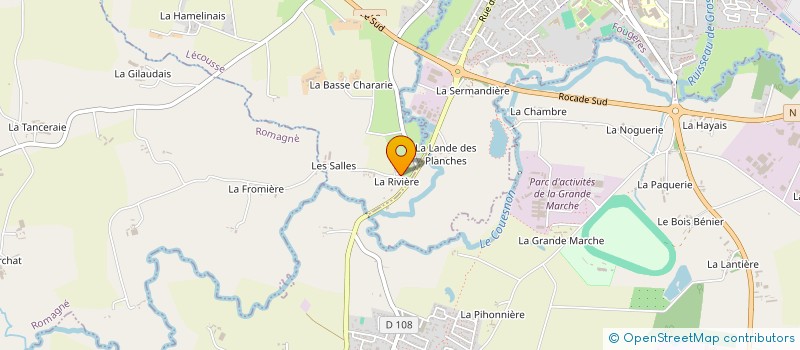 localisation de l'entreprise SGPJ  LECOUSSE