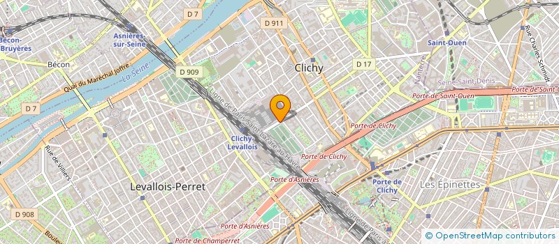 localisation de l'entreprise SGR à CLICHY