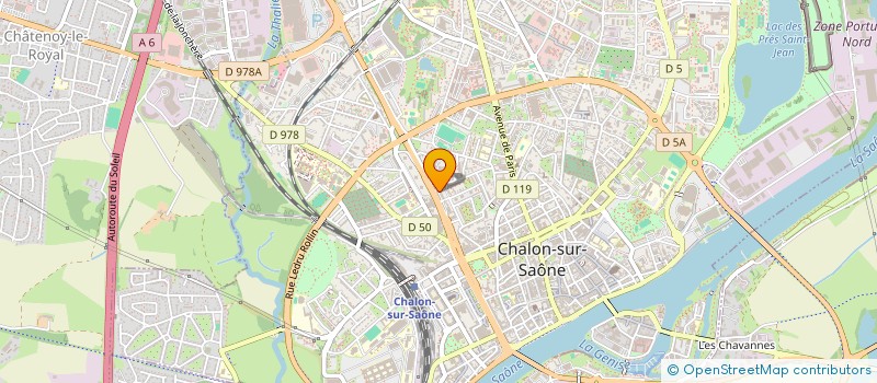 localisation de l'entreprise SGR à CHALON-SUR-SAONE