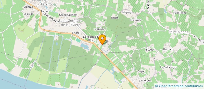 localisation de l'entreprise SGR BTP  SAINT-GERMAIN-DE-LA-RIVIERE