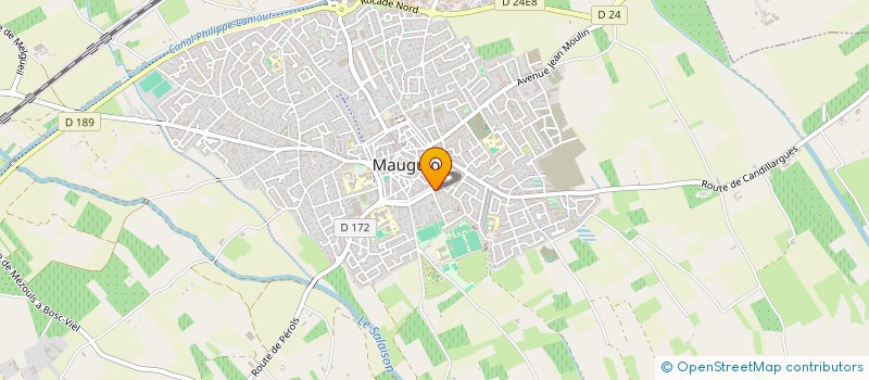 localisation de l'entreprise SGRL SANTE à MAUGUIO