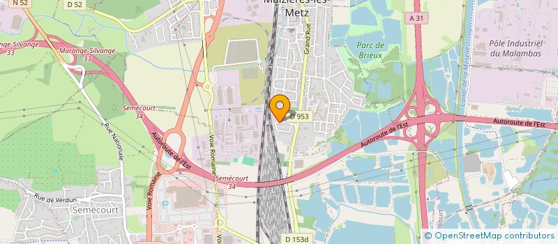 localisation de l'entreprise SGS  MAIZIERES-LES-METZ