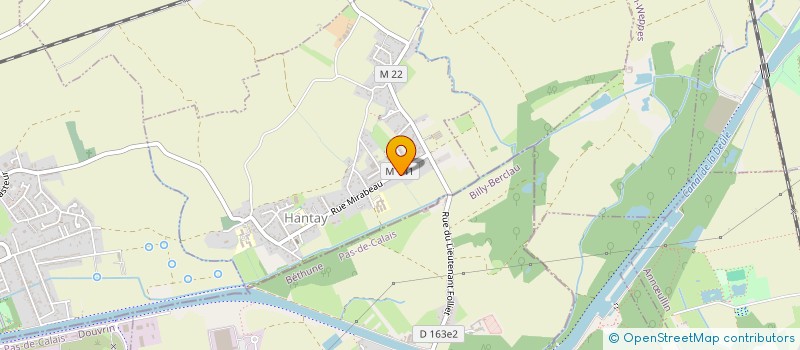 localisation de l'entreprise SGS CLIMATISATION à HANTAY