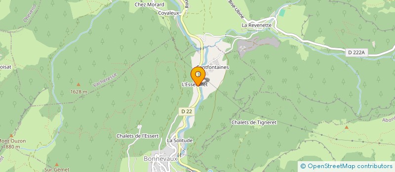 localisation de l'entreprise SGS ECOM  BONNEVAUX