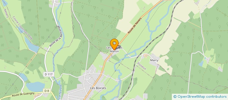 localisation de l'entreprise SGS ENERGIE à POISEUX