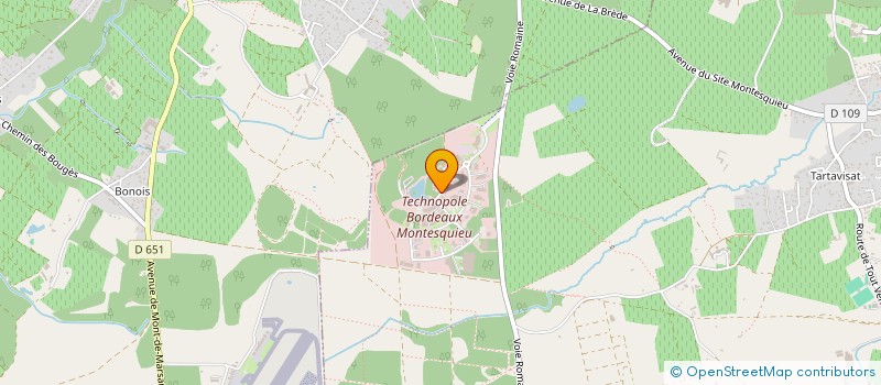 localisation de l'entreprise SGS IDEA CLINIC  MARTILLAC