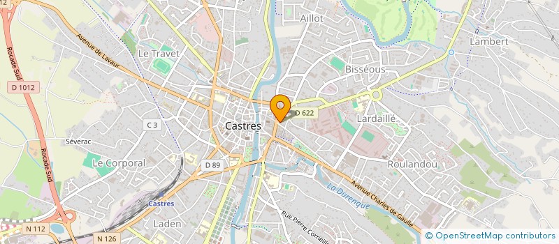 localisation de l'entreprise SGS IMMO  CASTRES