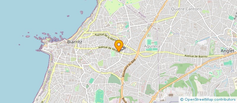 localisation de l'entreprise SGS IMMO à BIARRITZ