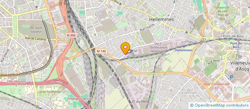 localisation de l'entreprise SGS INVESTISSEMENTS à LILLE