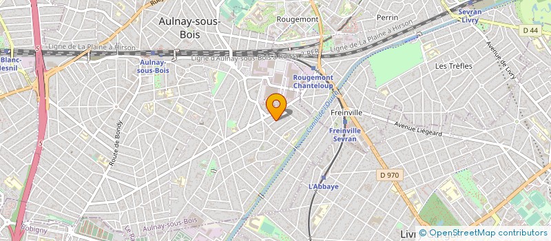 localisation de l'entreprise SGS PEINTURE à AULNAY-SOUS-BOIS