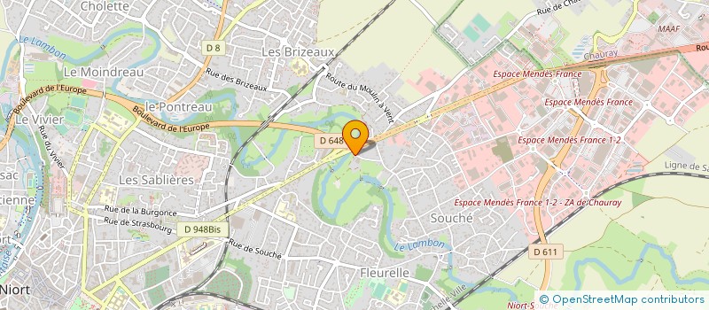 localisation de l'entreprise SGS SAFEGUARD GRADING SERVICES à NIORT