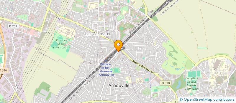 localisation de l'entreprise SGS VIGILANCE SARL à ARNOUVILLE