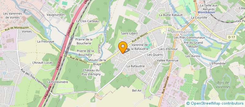localisation de l'entreprise SGSB SCI à VEIGNE