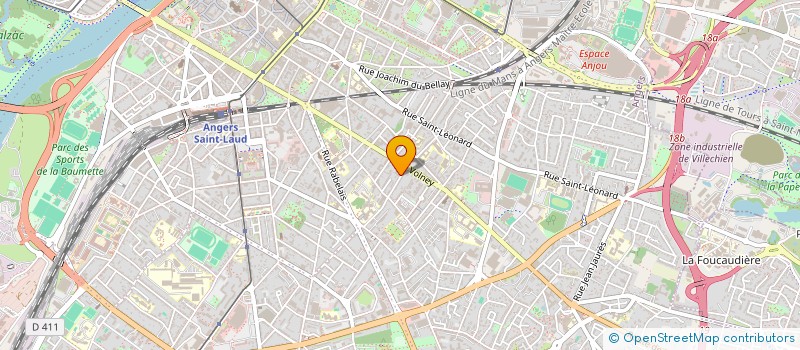 localisation de l'entreprise SGT ANGERS HALTERO à ANGERS