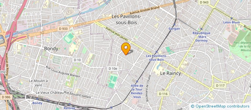 localisation de l'entreprise SGT RENOVATION à LES PAVILLONS-SOUS-BOIS