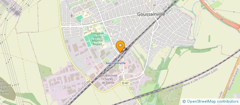 localisation de l'entreprise SGTB à GOUSSAINVILLE