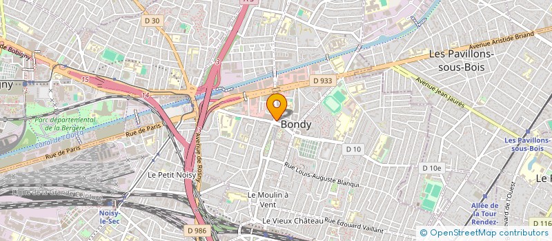 localisation de l'entreprise SGTEC à ROSNY-SOUS-BOIS