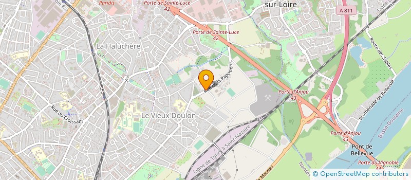 localisation de l'entreprise SGTRANSPORT à NANTES