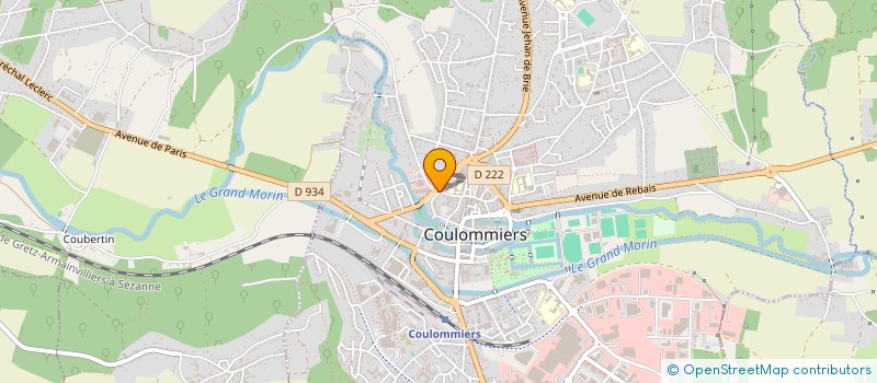 localisation de l'entreprise SGV BATIMENT à COULOMMIERS
