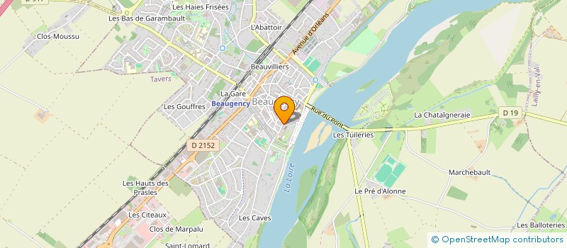 localisation de l'entreprise SGV CONSEIL à BEAUGENCY