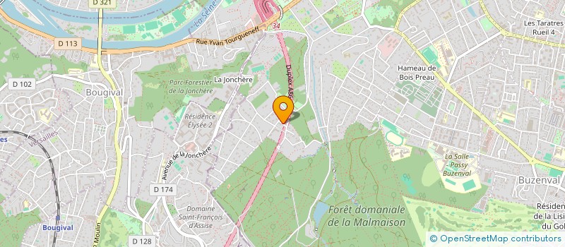 localisation de l'entreprise SGVG PRESTATIONS à RUEIL-MALMAISON