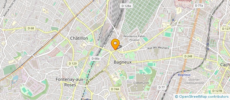 localisation de l'entreprise SGVTCLOC  BAGNEUX