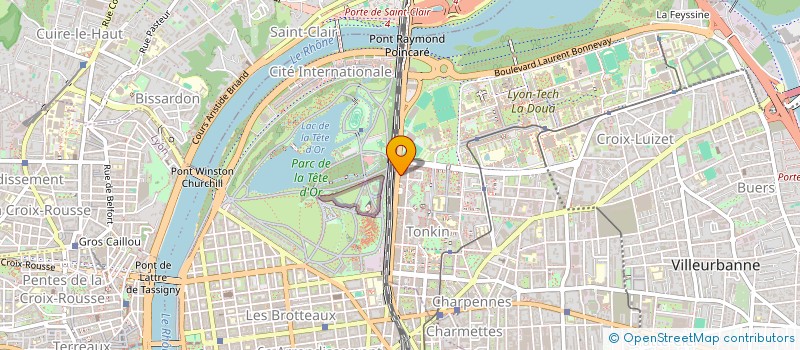 localisation de l'entreprise SGX PROCESSING HOLDING  VILLEURBANNE