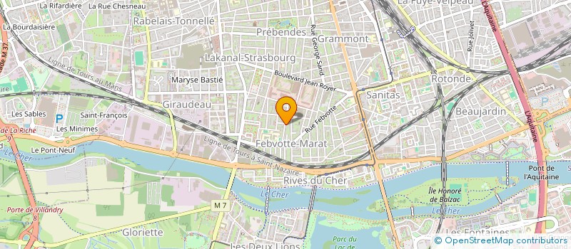 localisation de l'entreprise SGXVIE  TOURS