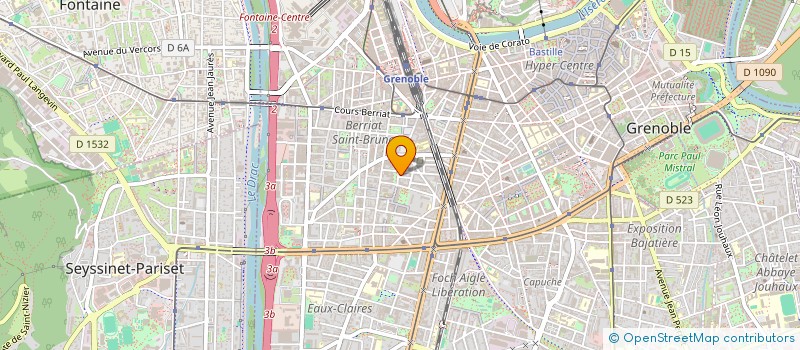 localisation de l'entreprise SH  GRENOBLE