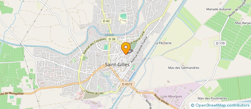 localisation de l'entreprise SH à SAINT-GILLES