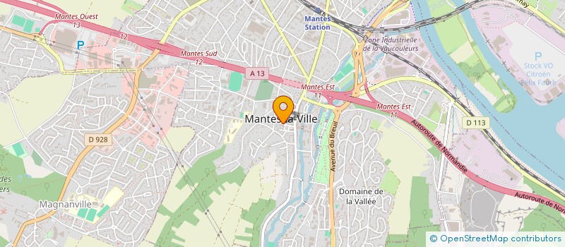 localisation de l'entreprise SH AUTO à MANTES-LA-VILLE