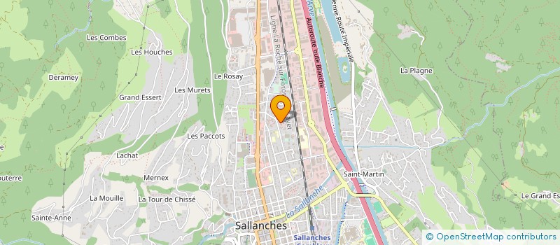 localisation de l'entreprise SH AUTO-IMPORT  SALLANCHES