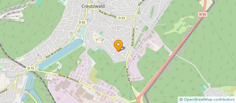 localisation de l'entreprise SH BATIMENT  L'HOPITAL